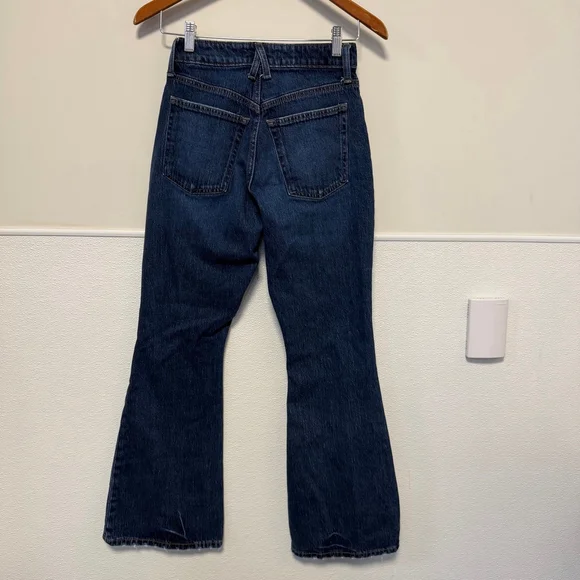 Goldie Blues 90s Flare & Wide Leg Jeans Size 0 High Rise Curvy Women’s Bell - Picture 15 of 16